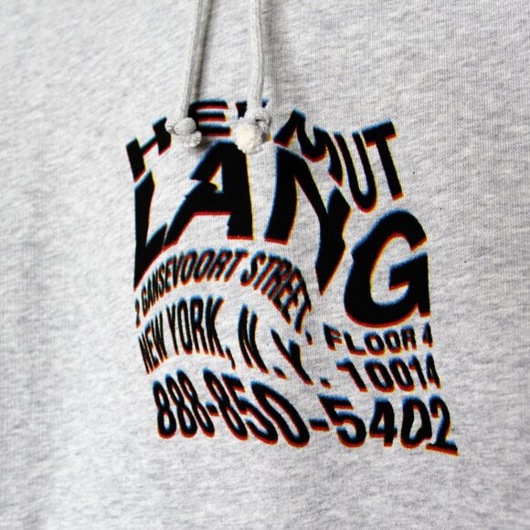 BNWT AW21 HELMUT LANG WARP HOODIE XL - Picture 8 of 13